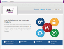 Tablet Screenshot of citius.com