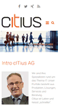 Mobile Screenshot of citius.ch